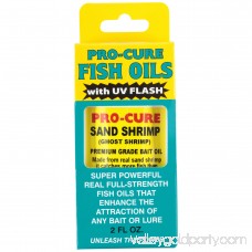 Pro-Cure Sand Shrimp with UV Flash Premium Grade Bait Oil 2 fl. oz. Box 564907655
